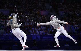 (PARIS2024) FRANCE-PARIS-OLY-FENCING