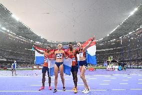 (PARIS2024) FRANCE-PARIS-OLY-ATHLETICS-4X400M RELAY-MIXED