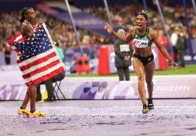 (PARIS2024) FRANCE-PARIS-OLY-ATHLETICS-TRIPLE JUMP-WOMEN