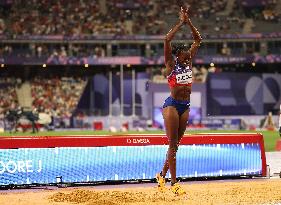 (PARIS2024) FRANCE-PARIS-OLY-ATHLETICS-TRIPLE JUMP-WOMEN