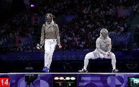 (PARIS2024) FRANCE-PARIS-OLY-FENCING