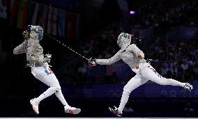 (PARIS2024) FRANCE-PARIS-OLY-FENCING