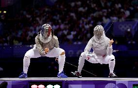 (PARIS2024) FRANCE-PARIS-OLY-FENCING