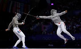 (PARIS2024) FRANCE-PARIS-OLY-FENCING