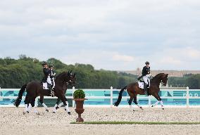 (PARIS2024)FRANCE-VERSAILLES-OLY-EQUESTRIAN