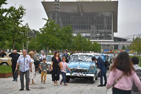 RUSSIA-MOSCOW-RETRO RALLY