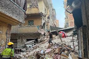 EGYPT-CAIRO-BUILDING COLLAPSE