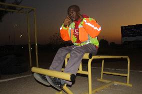 BOTSWANA-FRANCISTOWN-OUTDOOR GYM