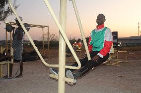 BOTSWANA-FRANCISTOWN-OUTDOOR GYM