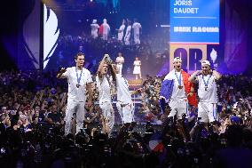 Paris 2024 - French Winners Celebrate Their Medals At The Club France