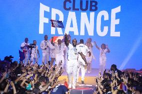 Paris 2024 - French Winners Celebrate Their Medals At The Club France