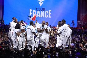 Paris 2024 - French Winners Celebrate Their Medals At The Club France