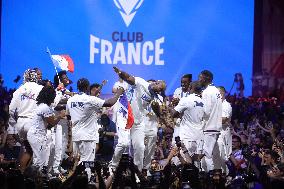 Paris 2024 - French Winners Celebrate Their Medals At The Club France