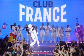 Paris 2024 - French Winners Celebrate Their Medals At The Club France