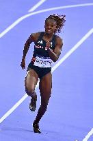 Paris 2024 - Julien Alfred of Santa Lucia won Women s 100m Final