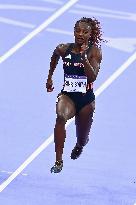 Paris 2024 - Julien Alfred of Santa Lucia won Women s 100m Final