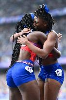 Paris 2024 - Julien Alfred of Santa Lucia won Women s 100m Final