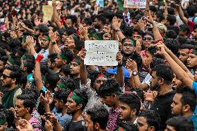 Bangladesh Unrest Students Protest