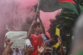 Bangladesh Unrest Students Protest