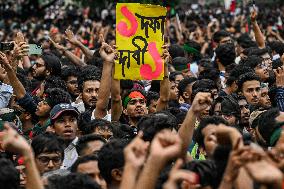 Bangladesh Unrest Students Protest