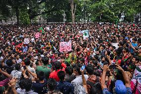 Bangladesh Unrest Students Protest