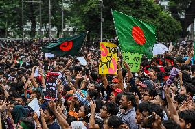 Bangladesh Unrest Students Protest