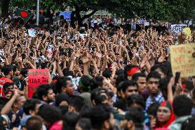 Bangladesh Unrest Students Protest