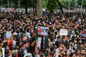 Bangladesh Unrest Students Protest