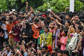 Bangladesh Unrest Students Protest