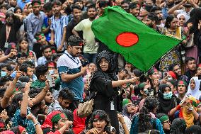 Bangladesh Unrest Students Protest