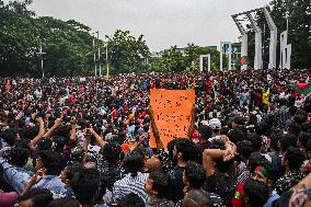 Bangladesh Unrest Students Protest