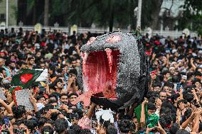 Bangladesh Unrest Students Protest