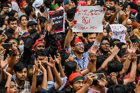 Bangladesh Unrest Students Protest