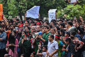 Bangladesh Unrest Students Protest