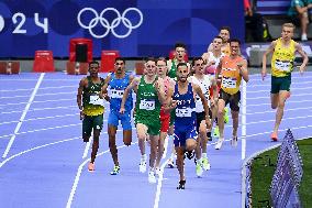 Paris 2024 - France Azeddine Habz during the semi-final of 1500 m