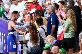 Paris 2024 - France Azeddine Habz during the semi-final of 1500 m