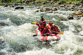 INDONESIA-MAGELANG-RAFTING