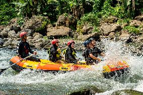 INDONESIA-MAGELANG-RAFTING