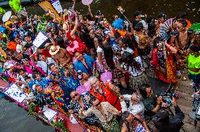 Pride Canal Parade Held In Amsterdam.