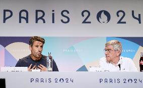 Paris Olympics: IOC head Bach and organizing committee chief Estanguet