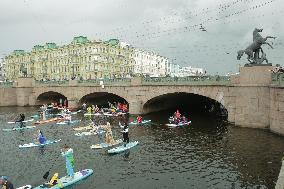 RUSSIA-ST. PETERSBURG-FONTANKA SUP FESTIVAL