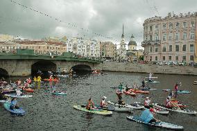 RUSSIA-ST. PETERSBURG-FONTANKA SUP FESTIVAL