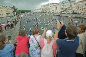 RUSSIA-ST. PETERSBURG-FONTANKA SUP FESTIVAL