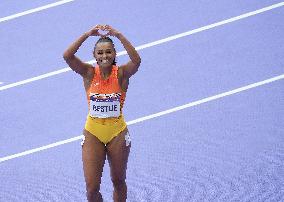 (PARIS2024) FRANCE-PARIS-OLY-ATHLETICS-200M-WOMEN