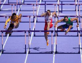 (PARIS2024) FRANCE-PARIS-OLY-ATHLETICS-110M HURDLES-MEN