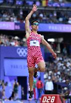 (PARIS2024) FRANCE-PARIS-OLY-ATHLETICS-LONG JUMP-MEN