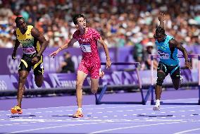 (PARIS2024) FRANCE-PARIS-OLY-ATHLETICS-110M HURDLES-MEN