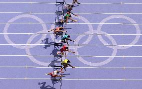 (PARIS2024) FRANCE-PARIS-OLY-ATHLETICS-110M HURDLES-MEN