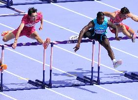 (PARIS2024) FRANCE-PARIS-OLY-ATHLETICS-110M HURDLES-MEN