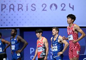 (PARIS2024) FRANCE-PARIS-OLY-ATHLETICS-110M HURDLES-MEN